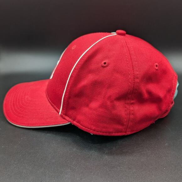 Razorbacks Hat Cap Mens One Size Adjustable Strap Back Arkansas Red OC Sports - Picture 2 of 7